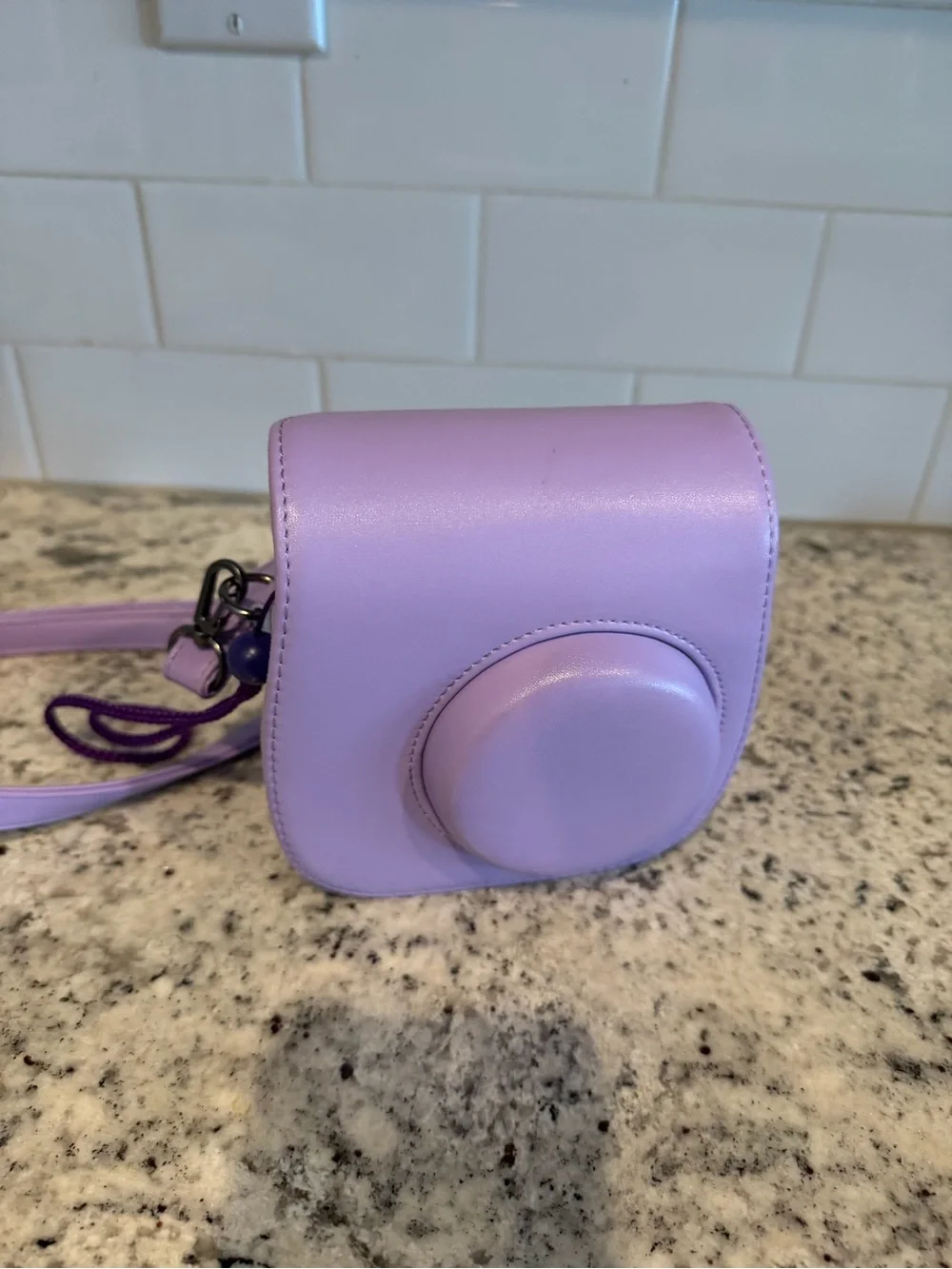 Fujifilm Instax Mini 8 Instant Camera with Purple Carry Case